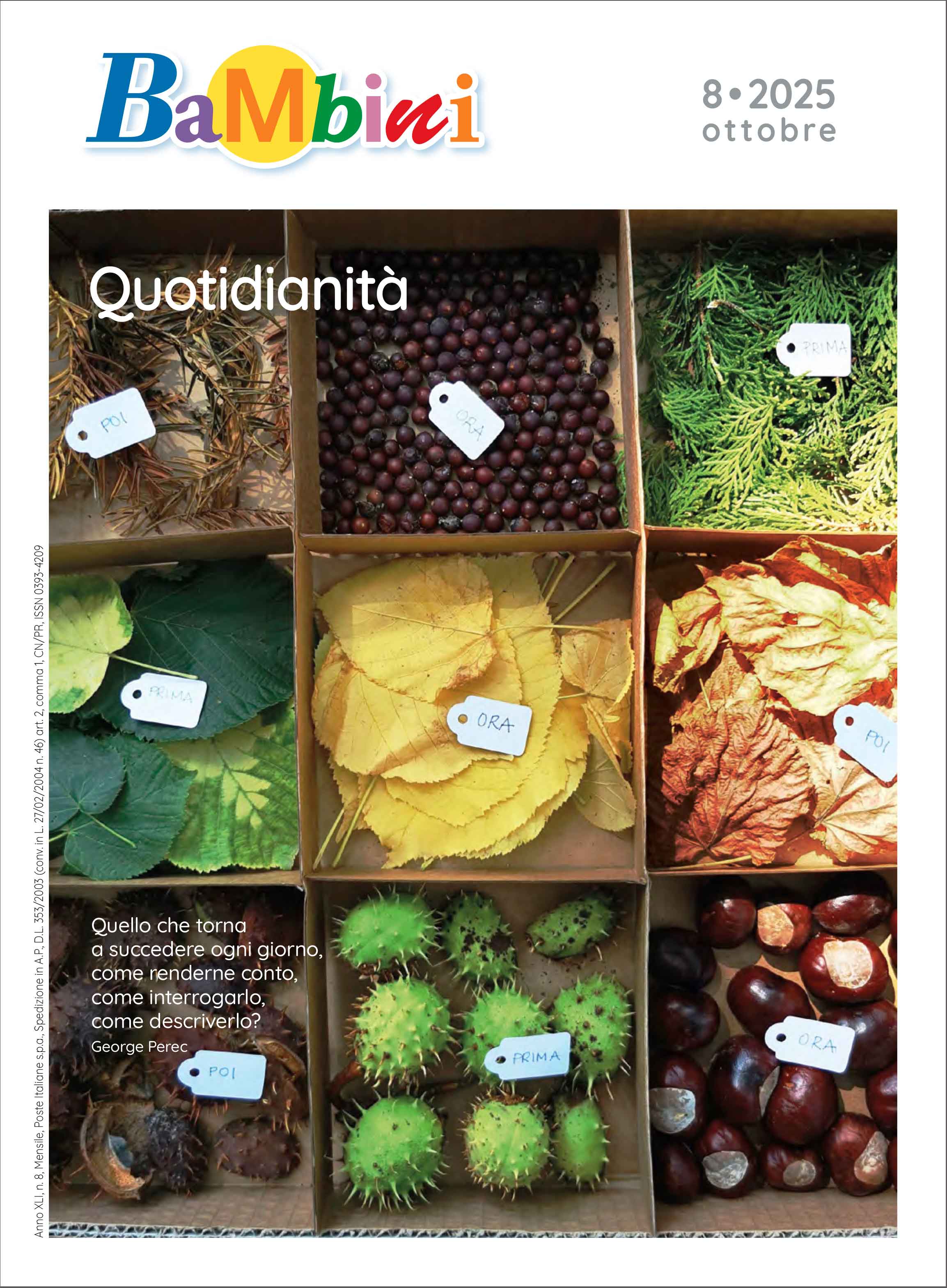 Copertina rivista Bambini