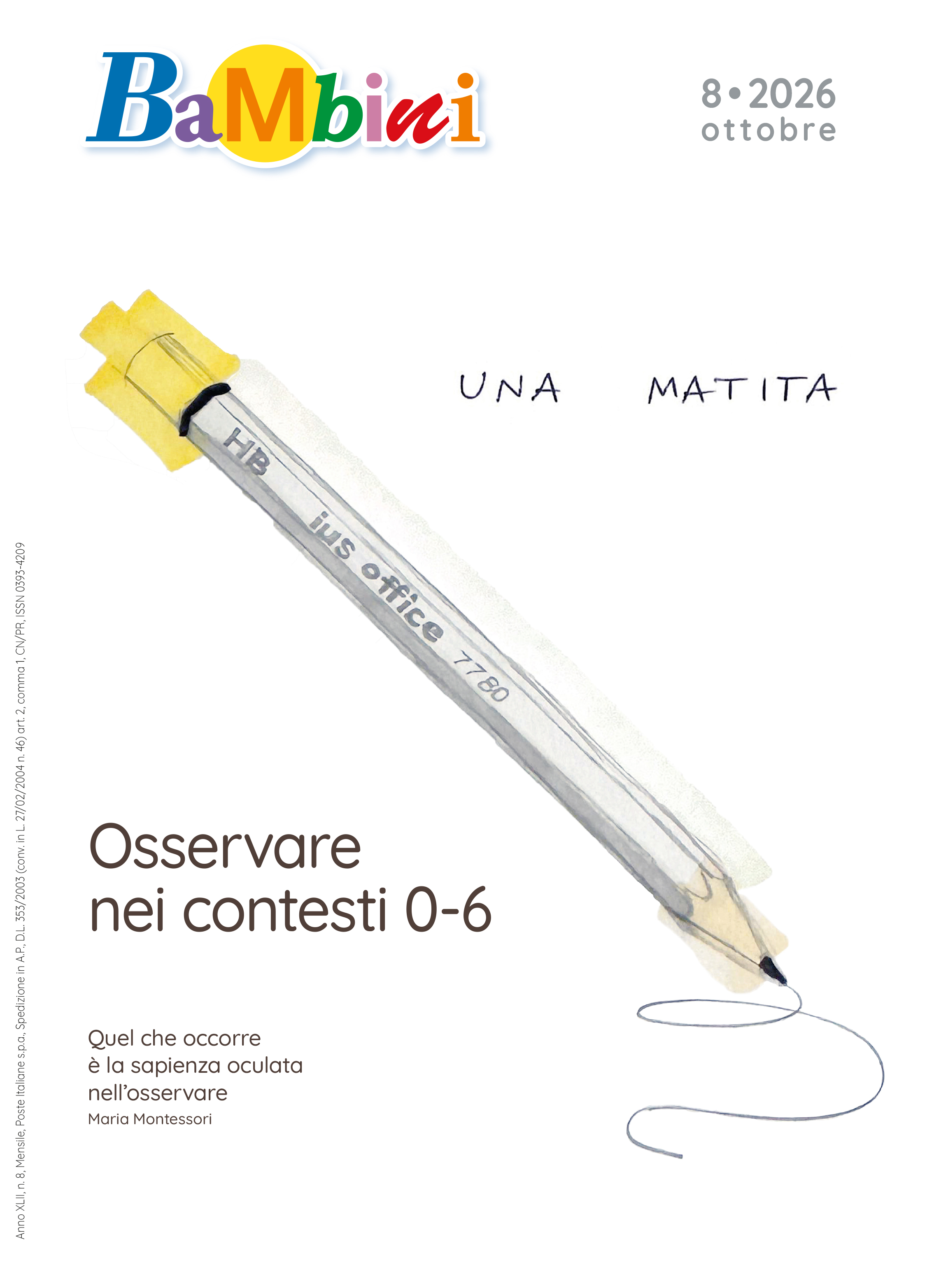 Copertina rivista Bambini
